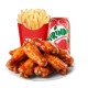 BBQ Wings Meal (6 Pieces)